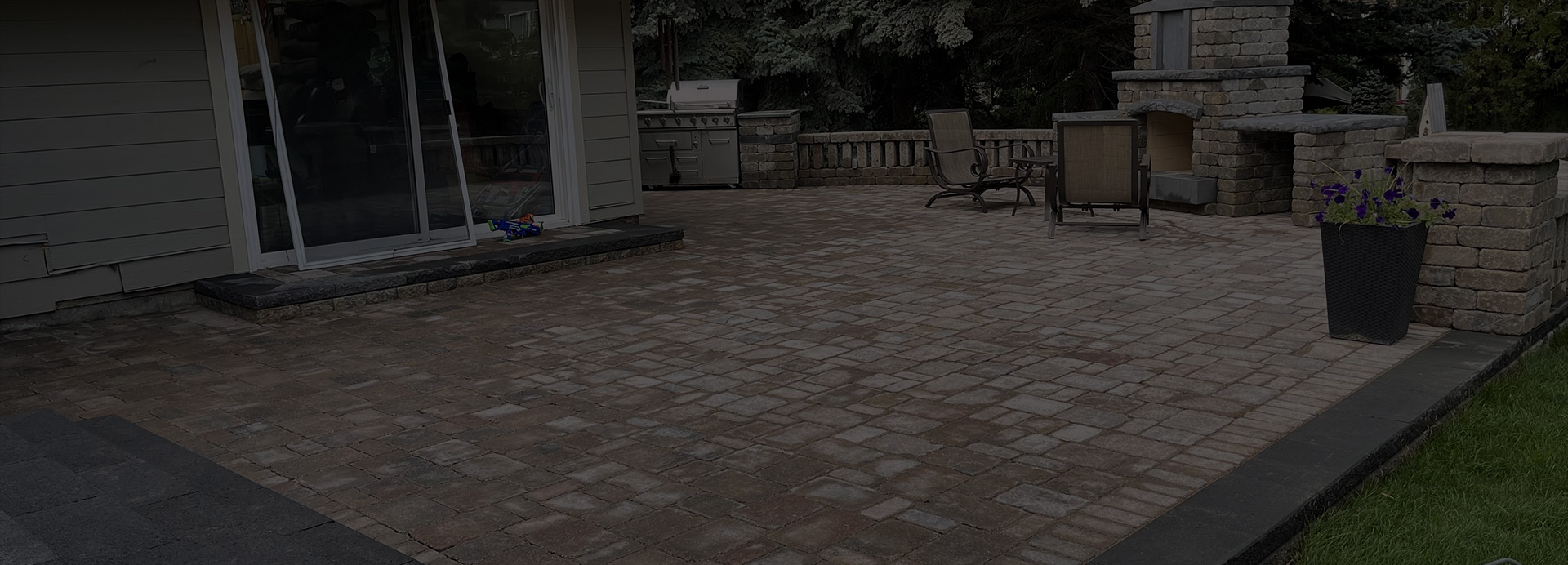 Paver patio hero